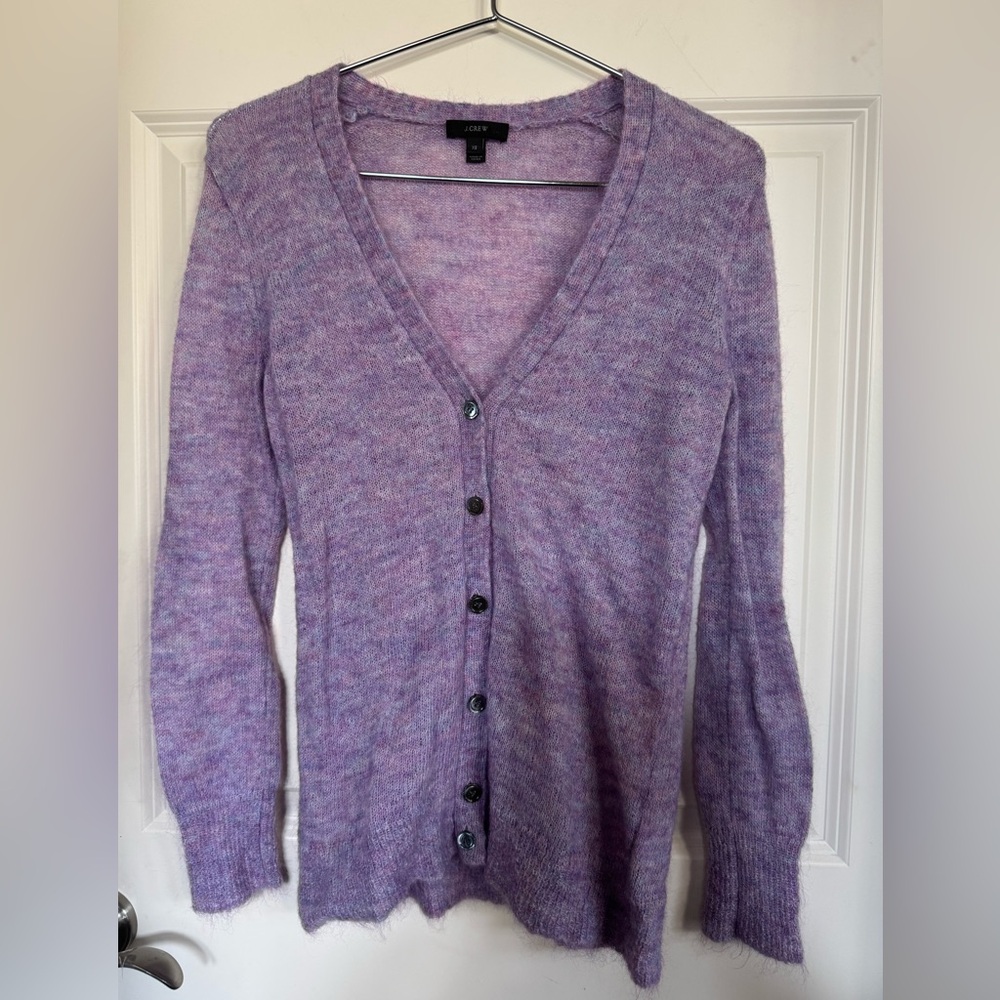 J Crew Mohair Cardigan